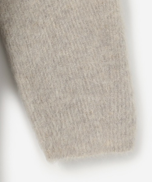 UNFIL（アンフィル）の「【unfil】スーパーキッドモヘア ロングカーディガン WOMEN（カーディガン/ボレロ・レディース・グレイッシュベージュ/キャメル・1）」の16枚目の写真