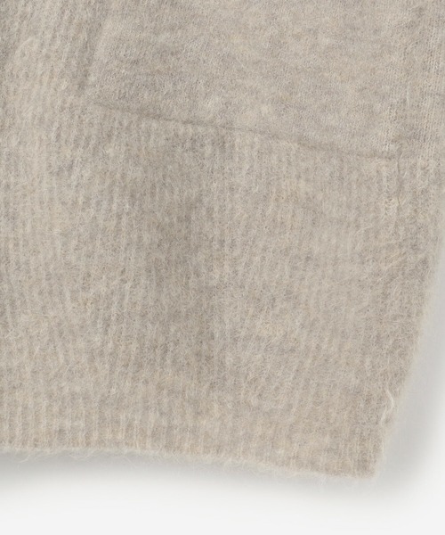 UNFIL（アンフィル）の「【unfil】スーパーキッドモヘア ロングカーディガン WOMEN（カーディガン/ボレロ・レディース・グレイッシュベージュ/キャメル・1）」の17枚目の写真