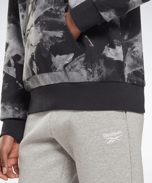 Reebok(リーボック)の「MYT タイダイ フーディー / MYT Tie-Dyed Hoodie(パーカー・レディース・ライトベージュ/ブラック・MEDIUM/SMALL/X-SMALL/LARGE/X-LARGE)」の8枚目の写真