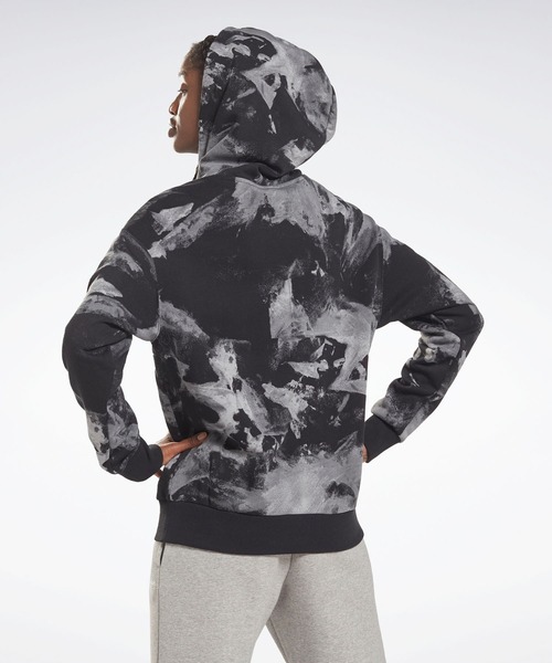 Reebok(リーボック)の「MYT タイダイ フーディー / MYT Tie-Dyed Hoodie(パーカー・レディース・ライトベージュ/ブラック・MEDIUM/SMALL/X-SMALL/LARGE/X-LARGE)」の9枚目の写真