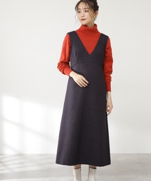 N.（N. Natural Beauty Basic） | 【追加生産】◆ネップツイードジャンパースカート(ジャンパースカート)