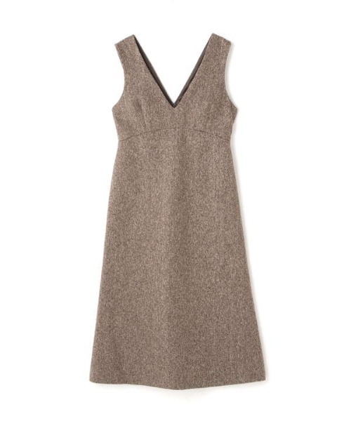 N.（N. Natural Beauty Basic）（エヌエヌナチュラルビューティーベーシック）の「【追加生産】◆ネップツイードジャンパースカート（ジャンパースカート・レディース・チャコールグレー/ネイビー/ブラウン・MEDIUM）」の17枚目の写真