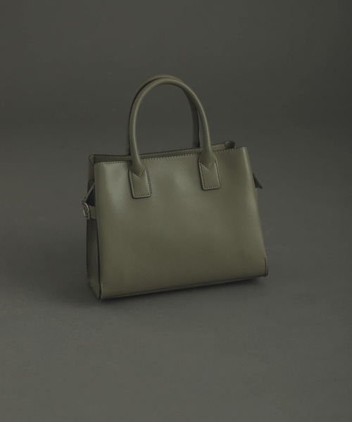 SENSE OF PLACE by URBAN RESEARCH（センスオブプレイスバイアーバンリサーチ）の「2WAYサイドベルトミニトートバッグ（ショルダーバッグ・レディース・ブラック/カーキ/モカ・ONE）」の3枚目の写真