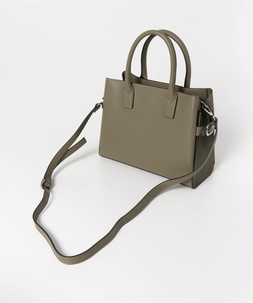 SENSE OF PLACE by URBAN RESEARCH（センスオブプレイスバイアーバンリサーチ）の「2WAYサイドベルトミニトートバッグ（ショルダーバッグ・レディース・ブラック/カーキ/モカ・ONE）」の8枚目の写真
