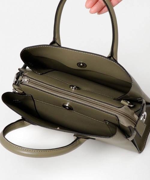 SENSE OF PLACE by URBAN RESEARCH（センスオブプレイスバイアーバンリサーチ）の「2WAYサイドベルトミニトートバッグ（ショルダーバッグ・レディース・ブラック/カーキ/モカ・ONE）」の12枚目の写真