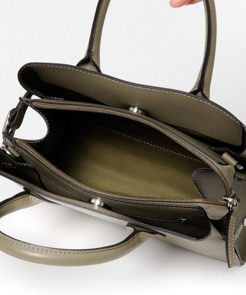 SENSE OF PLACE by URBAN RESEARCH（センスオブプレイスバイアーバンリサーチ）の「2WAYサイドベルトミニトートバッグ（ショルダーバッグ・レディース・ブラック/カーキ/モカ・ONE）」の7枚目の写真