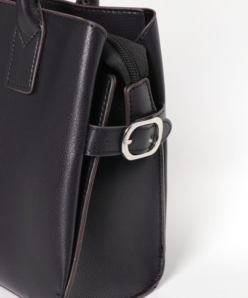 SENSE OF PLACE by URBAN RESEARCH（センスオブプレイスバイアーバンリサーチ）の「2WAYサイドベルトミニトートバッグ（ショルダーバッグ・レディース・ブラック/カーキ/モカ・ONE）」の10枚目の写真