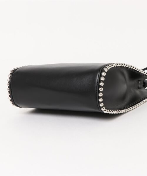 N.（N. Natural Beauty Basic）（エヌエヌナチュラルビューティーベーシック）の「ミドルスクエアボールチェーンショルダーバッグ（ショルダーバッグ・レディース・パープル/ブラック・ﾌﾘ-）」の4枚目の写真