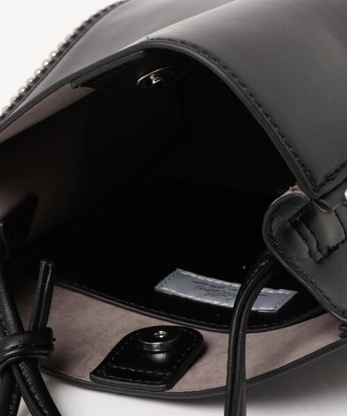 N.（N. Natural Beauty Basic）（エヌエヌナチュラルビューティーベーシック）の「ミドルスクエアボールチェーンショルダーバッグ（ショルダーバッグ・レディース・パープル/ブラック・ﾌﾘ-）」の5枚目の写真