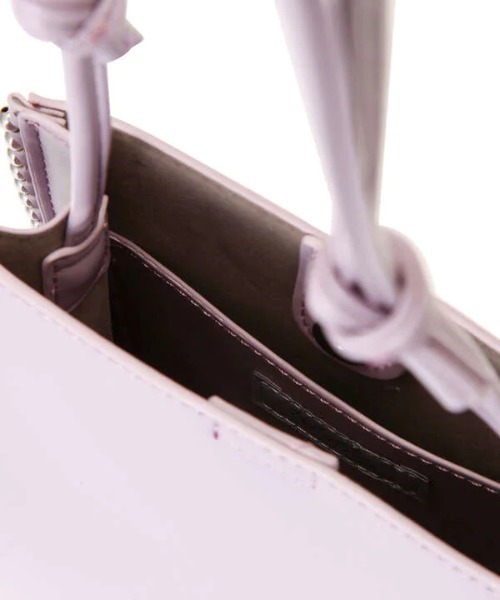 N.（N. Natural Beauty Basic）（エヌエヌナチュラルビューティーベーシック）の「ミドルスクエアボールチェーンショルダーバッグ（ショルダーバッグ・レディース・パープル/ブラック・ﾌﾘ-）」の7枚目の写真