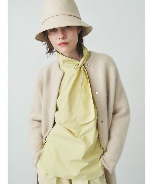 ELENDEEK（エレンディーク）の「スカーフカラーブラウス（シャツ/ブラウス・レディース・ブラック/オフホワイト/イエロー・FREE）」の9枚目の写真