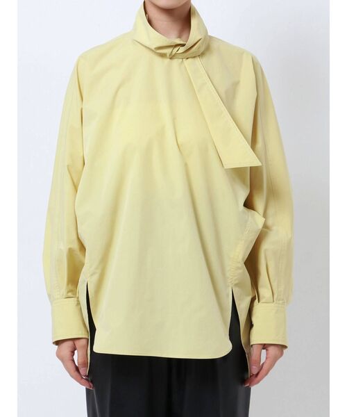 ELENDEEK（エレンディーク）の「スカーフカラーブラウス（シャツ/ブラウス・レディース・ブラック/オフホワイト/イエロー・FREE）」の11枚目の写真