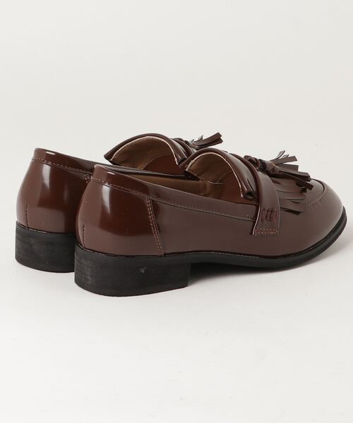 LibertyDoll（リバティードール）の「LibertyDoll マニッシュタッセルローファー（ローファー・レディース・ブラック/ダークブラウン/キャメル/ワイン・L/S/3L/LL/M/SS）」の5枚目の写真