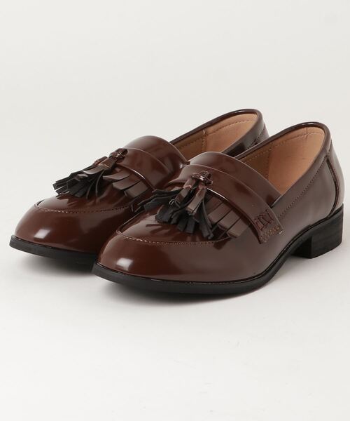 LibertyDoll（リバティードール）の「LibertyDoll マニッシュタッセルローファー（ローファー・レディース・ブラック/ダークブラウン/キャメル/ワイン・L/S/3L/LL/M/SS）」の7枚目の写真