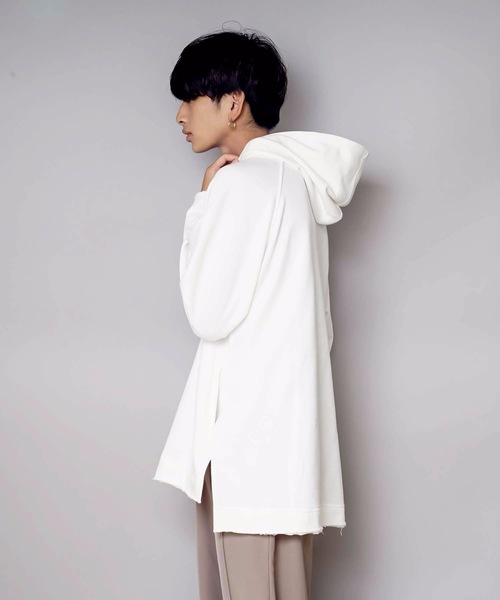 UNIIT(ユニット)の「【UNIIT/ユニット】ネックデザインルーズビッグシルエットプルパーカースウェット(パーカー・メンズ・ブルー系その他/グリーン/杢グレー/ホワイト/ベージュ/ブラック・SMALL/MEDIUM/LARGE)」の16枚目の写真