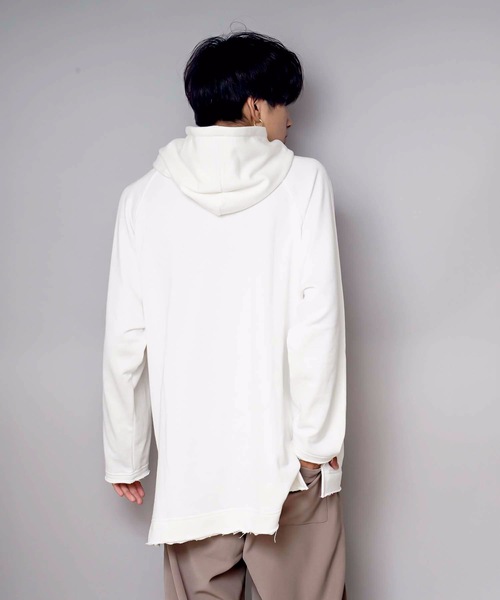 UNIIT(ユニット)の「【UNIIT/ユニット】ネックデザインルーズビッグシルエットプルパーカースウェット(パーカー・メンズ・ブルー系その他/グリーン/杢グレー/ホワイト/ベージュ/ブラック・SMALL/MEDIUM/LARGE)」の10枚目の写真