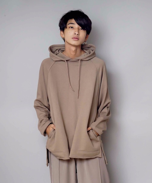 UNIIT(ユニット)の「【UNIIT/ユニット】ネックデザインルーズビッグシルエットプルパーカースウェット(パーカー・メンズ・ブルー系その他/グリーン/杢グレー/ホワイト/ベージュ/ブラック・SMALL/MEDIUM/LARGE)」の13枚目の写真