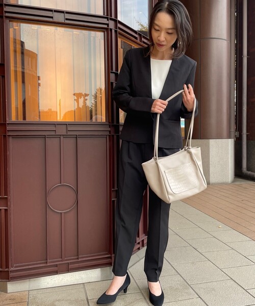 DRESKIP(ドレスキップ)の「◆つまみハンドルミニトート(トートバッグ・レディース・グレー系4/ベージュ系4/ブラック系4・00)」の16枚目の写真