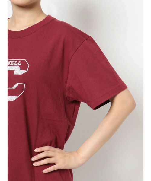 Ungrid(アングリッド)の「カレッジロゴTee(Tシャツ/カットソー・レディース・オフホワイト/ライトグレー/ボルドー・FREE)」の21枚目の写真