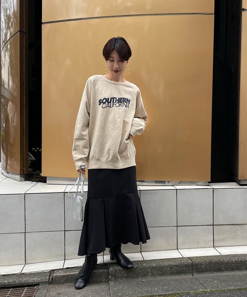 MIXTA(ミクスタ)の「【MIXTA(ミクスタ)】SOUTHERN CALIFORNIAスウェット(スウェット・レディース・チャコールグレー/ネイビー/アイボリー・FREE)」の6枚目の写真