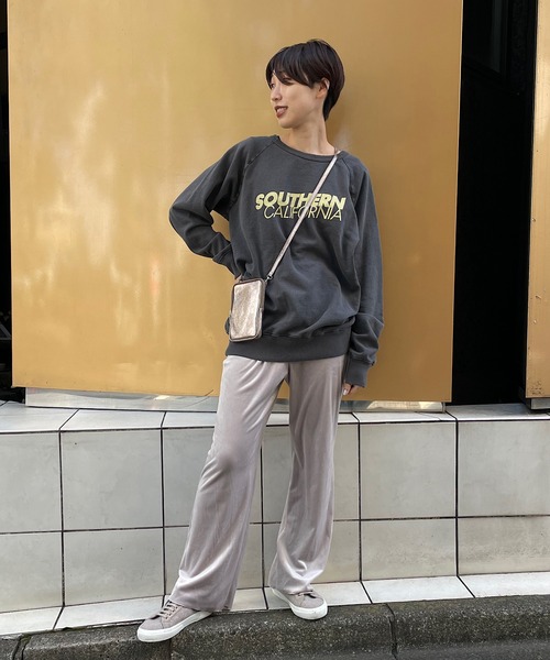 MIXTA(ミクスタ)の「【MIXTA(ミクスタ)】SOUTHERN CALIFORNIAスウェット(スウェット・レディース・チャコールグレー/ネイビー/アイボリー・FREE)」の4枚目の写真