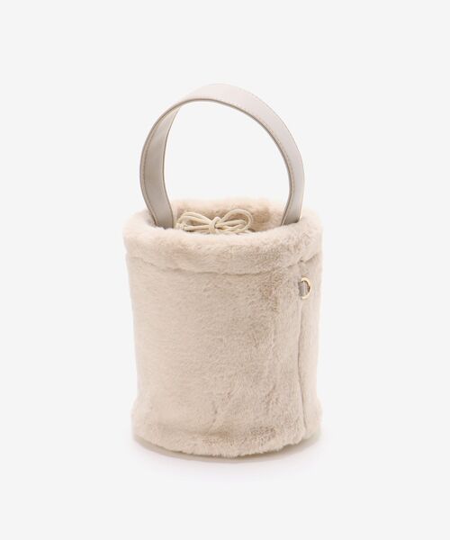 MAJESTIC LEGON（マジェスティックレゴン）の「ふわふわサークルバッグ（ショルダーバッグ・レディース・ベージュ/アイボリー・FREE）」の10枚目の写真