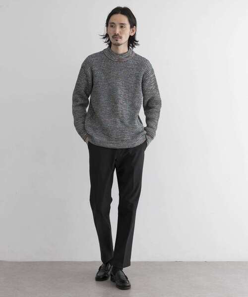 URBAN RESEARCH（アーバンリサーチ）の「3Gミックスカラーニット（ニット/セーター・メンズ・レッド/ブルー系その他・LARGE/MEDIUM）」の3枚目の写真