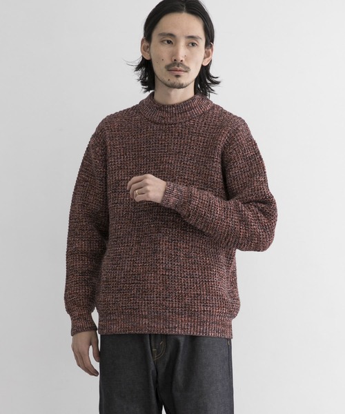 URBAN RESEARCH（アーバンリサーチ）の「3Gミックスカラーニット（ニット/セーター・メンズ・レッド/ブルー系その他・LARGE/MEDIUM）」の9枚目の写真