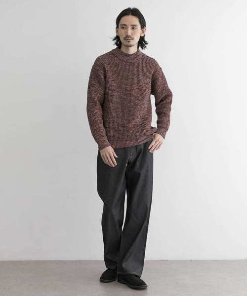 URBAN RESEARCH（アーバンリサーチ）の「3Gミックスカラーニット（ニット/セーター・メンズ・レッド/ブルー系その他・LARGE/MEDIUM）」の13枚目の写真