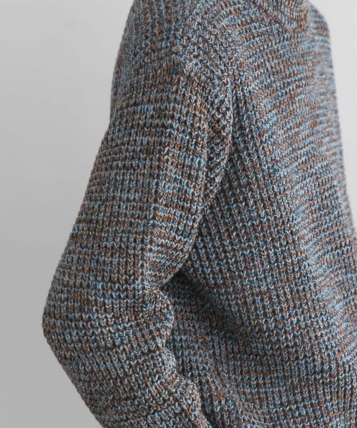 URBAN RESEARCH（アーバンリサーチ）の「3Gミックスカラーニット（ニット/セーター・メンズ・レッド/ブルー系その他・LARGE/MEDIUM）」の18枚目の写真