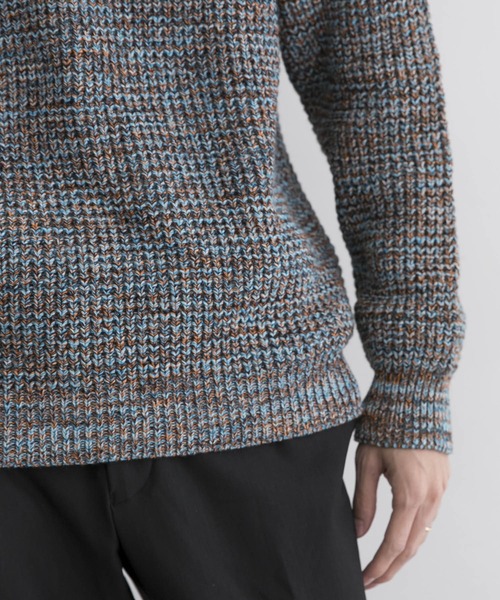 URBAN RESEARCH（アーバンリサーチ）の「3Gミックスカラーニット（ニット/セーター・メンズ・レッド/ブルー系その他・LARGE/MEDIUM）」の10枚目の写真