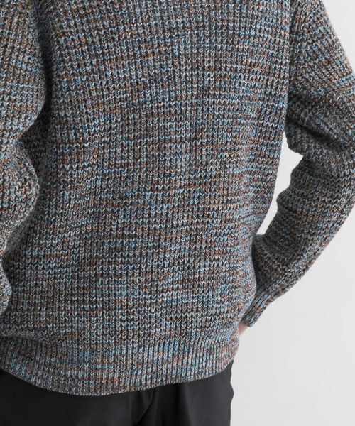 URBAN RESEARCH（アーバンリサーチ）の「3Gミックスカラーニット（ニット/セーター・メンズ・レッド/ブルー系その他・LARGE/MEDIUM）」の16枚目の写真