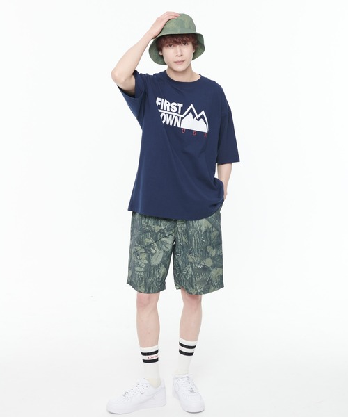 FIRST DOWN（ファーストダウン）の「FD USA ショートスリーブ TEE コットン ジャージ（Tシャツ/カットソー・メンズ・ホワイト/ブラック/ネイビー/レッド/ライトカーキ・S/M/L/XL）」の18枚目の写真