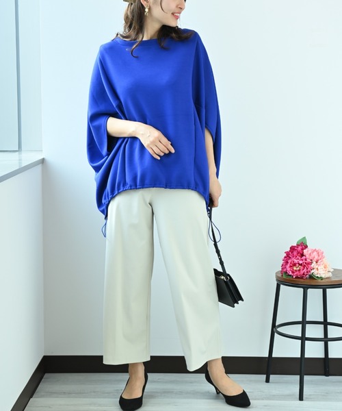 INTERPLANET(インタープラネット)の「コンパクトクールワイドパンツ(その他パンツ・レディース・ブラック/オフホワイト/カーキ・FREE)」の18枚目の写真