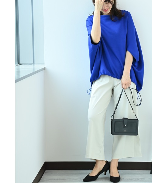 INTERPLANET(インタープラネット)の「コンパクトクールワイドパンツ(その他パンツ・レディース・ブラック/オフホワイト/カーキ・FREE)」の14枚目の写真