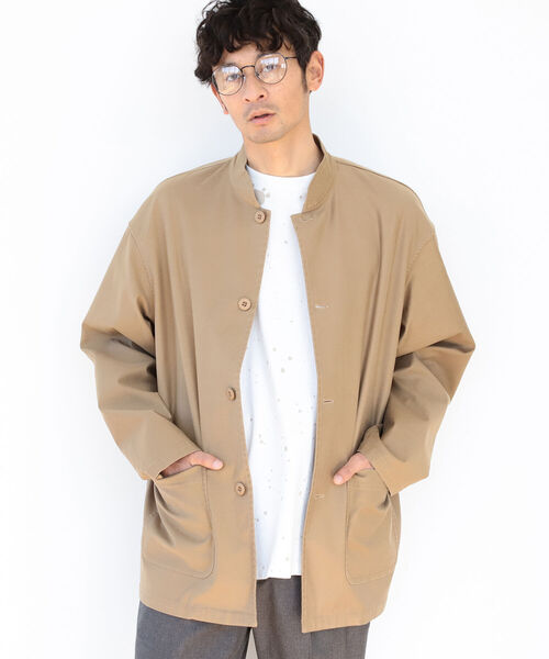 B:MING by BEAMS(ビーミングバイビームス)の「B:MING by BEAMS / バックサテン スタンドカラー ジャケット(その他アウター・メンズ・ネイビー/ブラウン系その他3・SMALL/MEDIUM/LARGE/X-LARGE)」の6枚目の写真