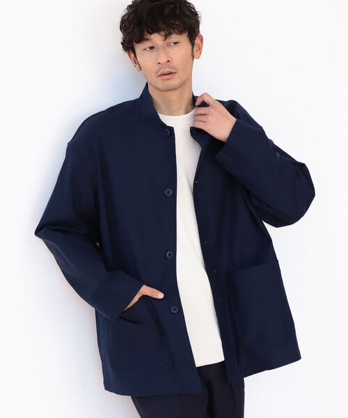 B:MING by BEAMS(ビーミングバイビームス)の「B:MING by BEAMS / バックサテン スタンドカラー ジャケット(その他アウター・メンズ・ネイビー/ブラウン系その他3・SMALL/MEDIUM/LARGE/X-LARGE)」の10枚目の写真
