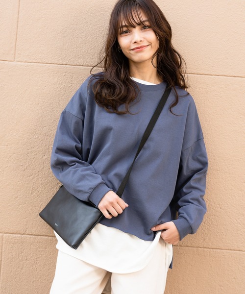 Dickies（ディッキーズ）の「Dickies ディッキーズ バックプリントワイドロングスリーブTシャツ（Tシャツ/カットソー・レディース・ホワイト/イエロー/ブルー・フリー）」の3枚目の写真