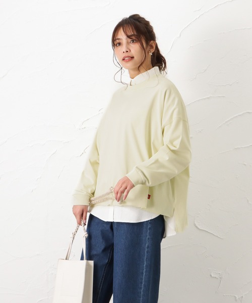 Dickies（ディッキーズ）の「Dickies ディッキーズ バックプリントワイドロングスリーブTシャツ（Tシャツ/カットソー・レディース・ホワイト/イエロー/ブルー・フリー）」の20枚目の写真