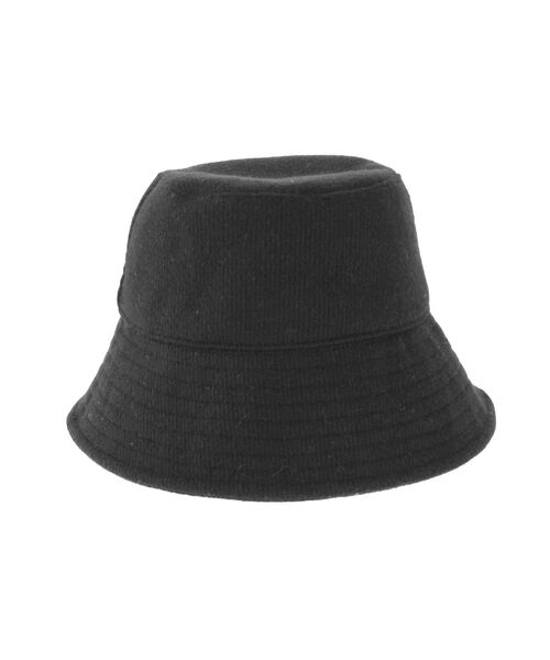 EMODA（エモダ）の「ワイドブリムバケットハット（ハット・レディース・ブラック/アイボリー・FREE）」の7枚目の写真