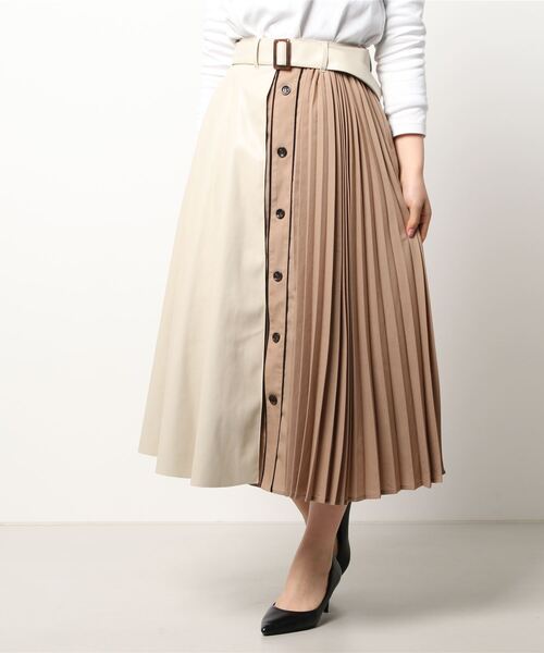 CPCM（シーピーシーエム）の「フェイクレザープリーツ切替SK2