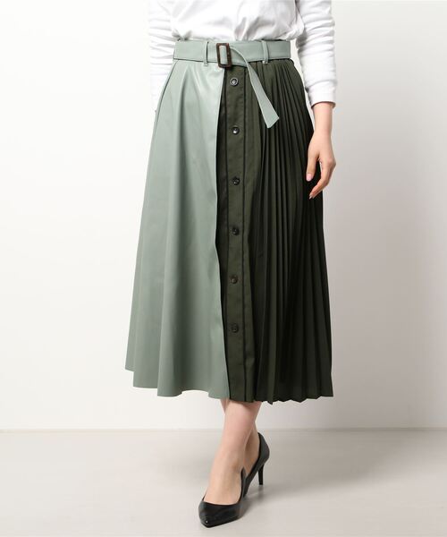 CPCM（シーピーシーエム）の「フェイクレザープリーツ切替SK2