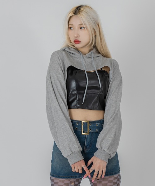 FOLLOWIN（フォロウィン）の「レースポイントキャミソール（キャミソール・レディース・アイボリー/ブラック/ブラウン・FREE）」の8枚目の写真