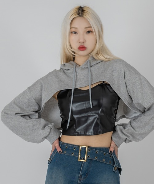 FOLLOWIN（フォロウィン）の「レースポイントキャミソール（キャミソール・レディース・アイボリー/ブラック/ブラウン・FREE）」の5枚目の写真