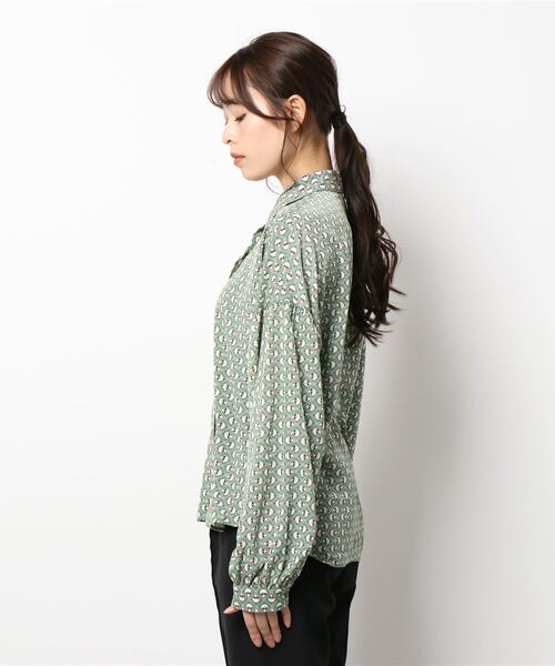 nemne store(ネンネストア)の「アソート柄シャツ(シャツ/ブラウス・レディース・ベージュ/ブルー/グリーン/イエロー/ピンク・フリー)」の6枚目の写真