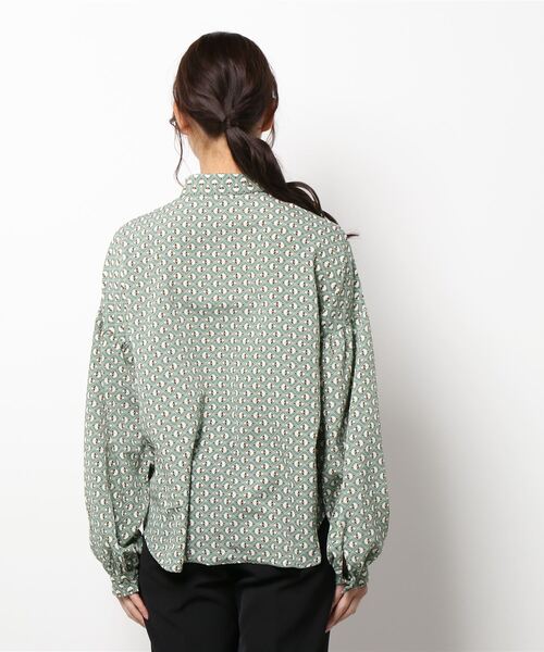 nemne store(ネンネストア)の「アソート柄シャツ(シャツ/ブラウス・レディース・ベージュ/ブルー/グリーン/イエロー/ピンク・フリー)」の7枚目の写真