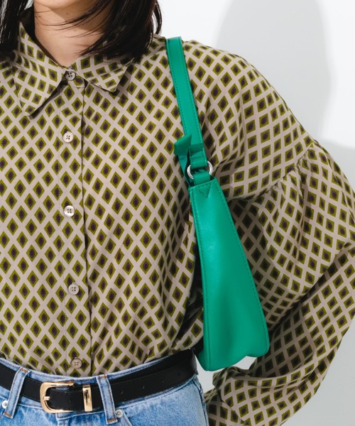 nemne store(ネンネストア)の「アソート柄シャツ(シャツ/ブラウス・レディース・ベージュ/ブルー/グリーン/イエロー/ピンク・フリー)」の21枚目の写真