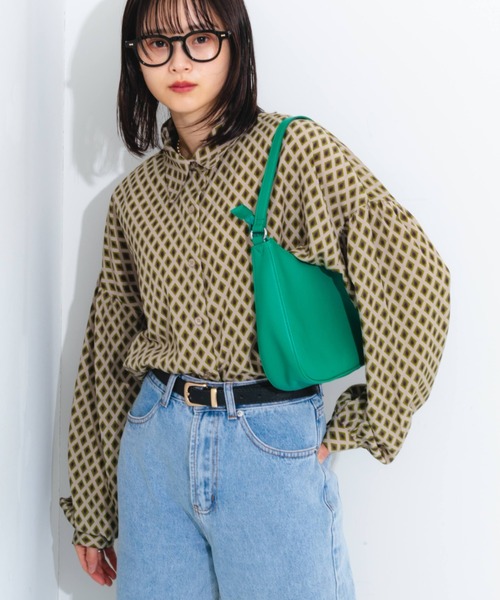 nemne store(ネンネストア)の「アソート柄シャツ(シャツ/ブラウス・レディース・ベージュ/ブルー/グリーン/イエロー/ピンク・フリー)」の17枚目の写真