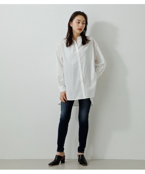 AZUL by moussy（アズールバイマウジー）の「SLIT LONG SHIRT