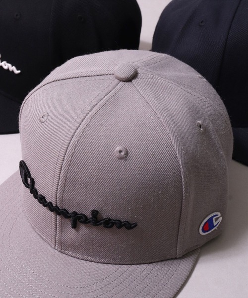 Champion 3d コード 刺繍 ストレート キャップ 181 0241 El キャップ Champion チャンピオン のファッション通販 Zozotown